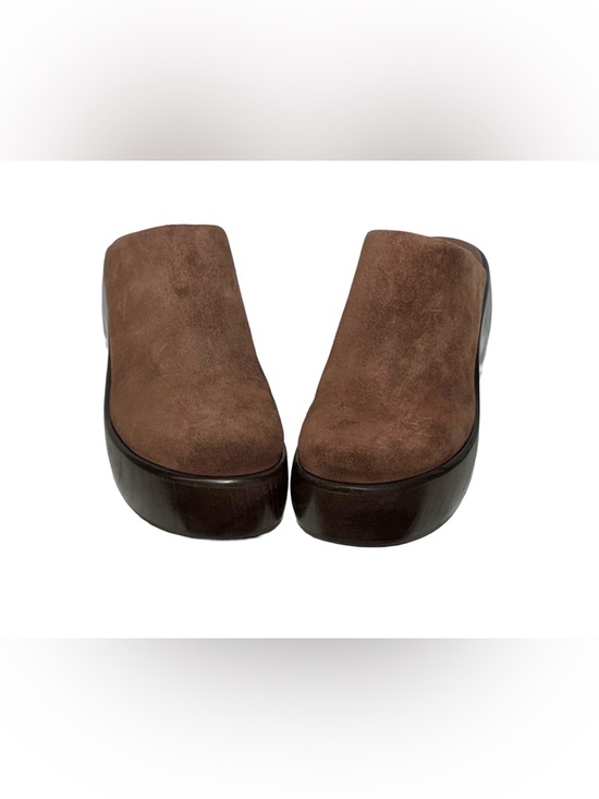 NIB Everlane Leather The Puffa Clog in Dark Umber Suede, Sizes 5.5 & 6.5 - Picture 8 of 16